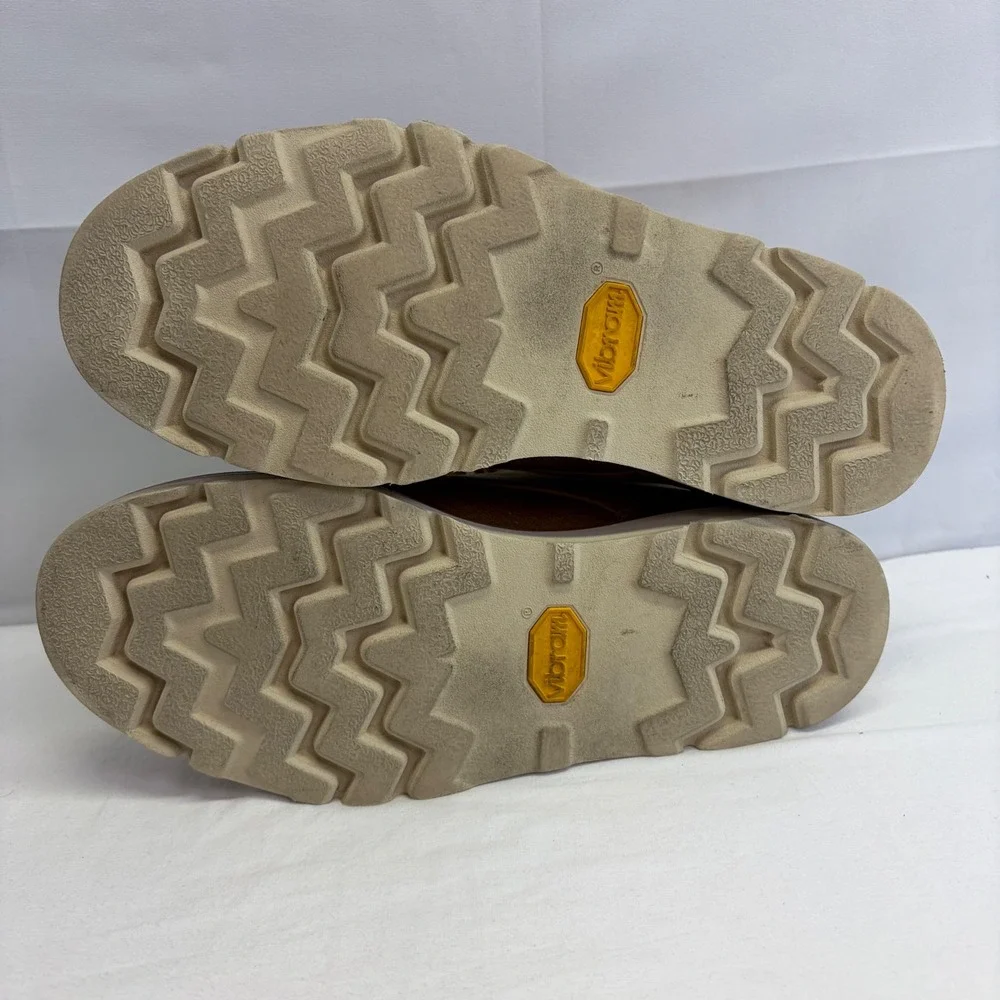 Label Moc Toe Boots Mens Size 11 Brown Leather Vibram Sole Workwear Gorpcore